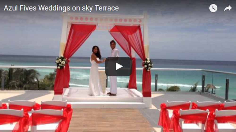 Vidéo mariage Azul fives hotel Riviera Maya